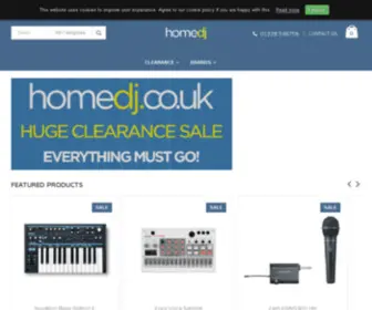 Homedj.co.uk(Home DJ) Screenshot