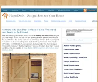 Homedosh.com(Modern Home Decor) Screenshot