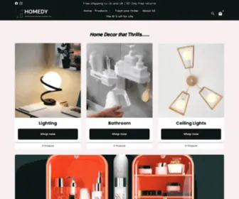 Homedy.shop(Create an Ecommerce Website and Sell Online) Screenshot