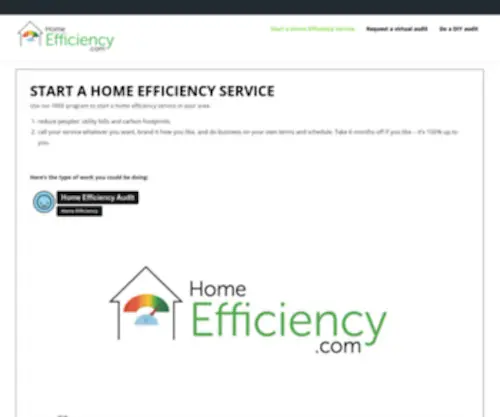 Homeefficiency.com(Homeefficiency) Screenshot