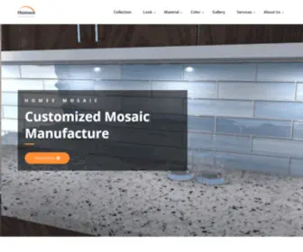 Homeemosaic.com(Mosaic Tile) Screenshot