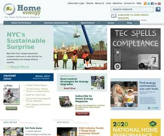 Homeenergy.org(Home Energy Magazine) Screenshot