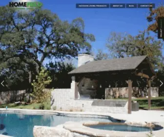 Homefieldliving.com(Outdoor Living San Antonio) Screenshot