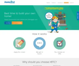 Homefirstindia.com(Home First Finance Company India (HomeFirst)) Screenshot