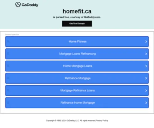 Homefit.ca(Home Fit) Screenshot