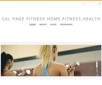 Homefitnesshealth.com(CAL PAGE FITNESS HOME.FITNESS.HEALTH) Screenshot