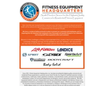 Homefitnesshq.com(Fitness Equipment Headquarters) Screenshot