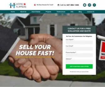 Homeflippers.ca(Sell Your House Fast with Best Company in Toronto & GTA) Screenshot