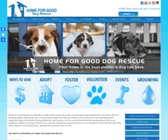 Homeforgooddogs.org(Home For Good Dogs Home For Good Dogs) Screenshot