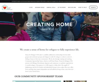 Homeforrefugeesusa.org(Home for Refugees) Screenshot