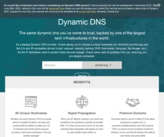 Homeftp.org(A Leading Dynamic DNS Provider) Screenshot