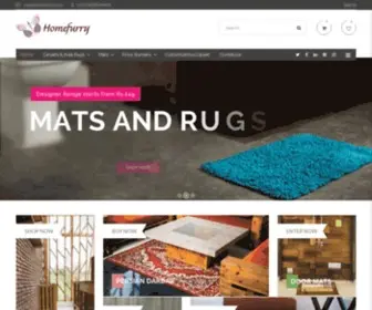 Homefurry.com(Buy Carpets & Area Rugs) Screenshot