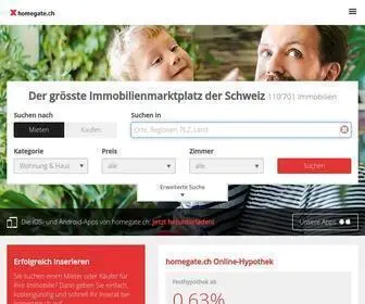 Homegate.ch(Immobilien Markt Schweiz) Screenshot