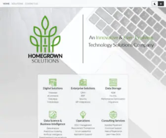 Homegrown-Solutions.com(HomeGrown Solutions) Screenshot