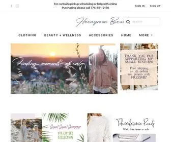 Homegrownboutique.com(Homegrown Boutique) Screenshot