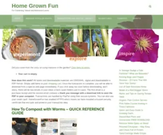 Homegrownfun.com(Home Grown Fun) Screenshot