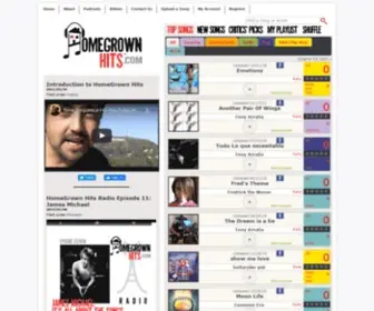 Homegrownhits.com(Homegrown Hits) Screenshot