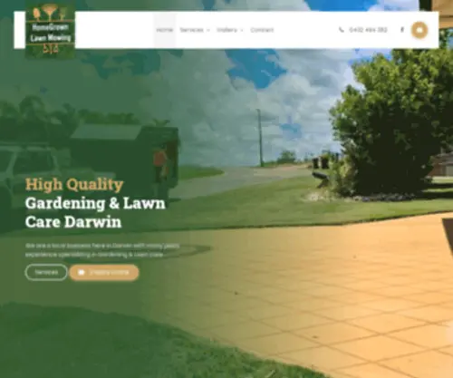 Homegrownlawnmowing.com.au(Homegrownlawnmowing) Screenshot