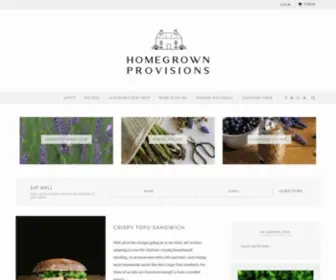 Homegrownprovisions.com(Offline) Screenshot