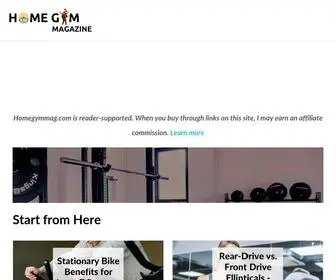 Homegymmag.com(Home Gym Magazine) Screenshot