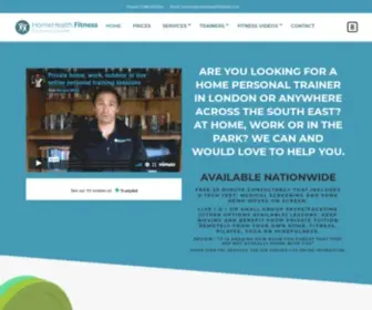 Homehealthfitness.com(Home personal trainer London mobile personal training) Screenshot