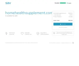 Homehealthsupplement.com(The premium domain name) Screenshot