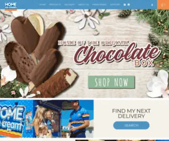 Homeicecream.com(Home Ice Cream) Screenshot