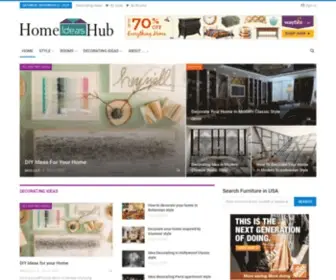 Homeideashub.com(Home Idea Decorating in Mix and Match Modern) Screenshot