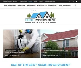 Homeimprovementhelpcenter.com(Home Decor Blog) Screenshot