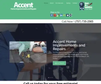 Homeimprovementsvirginiabeach.com(Accent Home Improvements and Repairs) Screenshot