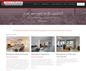 Homeinbrussels.be(Home in Brussels) Screenshot