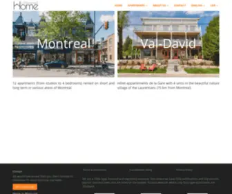 Homeinmontreal.com(Home in Montreal) Screenshot