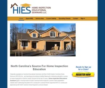 Homeinspectionedu.com(Home Inspection Educational Seminars LLC) Screenshot