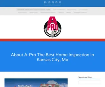 Homeinspectionkansascity.org(A-Pro Home Inspection Kansas City) Screenshot