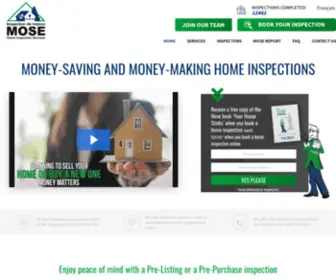 Homeinspectionmontreal.com(MOSE Home Inspection Services) Screenshot