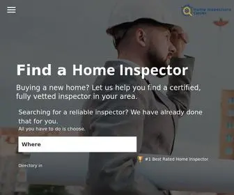 Homeinspectionscenter.com(Home Inspectors Directory) Screenshot