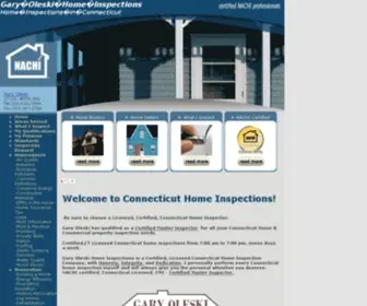 Homeinspectionsconnecticut.com(Connecticut Home inspection CT by Gary Oleski Licensed Certified Professional) Screenshot