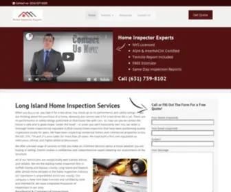 Homeinspectorexperts.com(Long Island Home Inspection) Screenshot