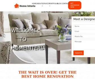 Homeinteria.in(Home Renovation Services Gurgaon) Screenshot