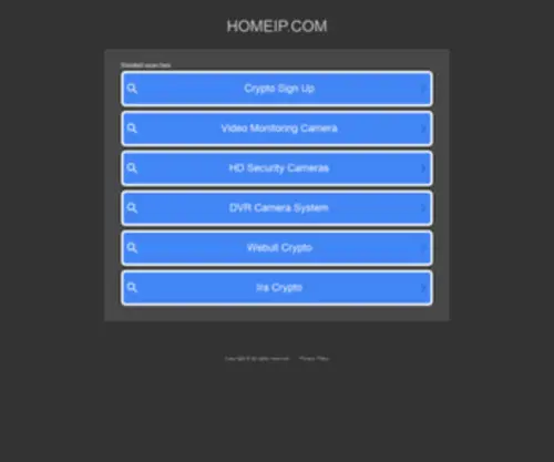 Homeip.com(Homeip) Screenshot