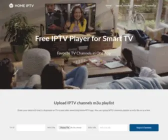 Homeiptv.com(Free Smart IPTV Player for Smart TV) Screenshot