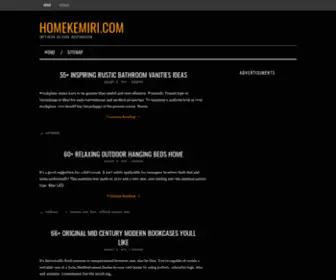 Homekemiri.com(See related links to what you are looking for) Screenshot