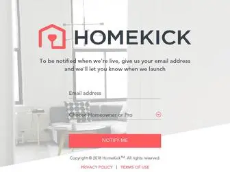 Homekick.com(Homekick) Screenshot
