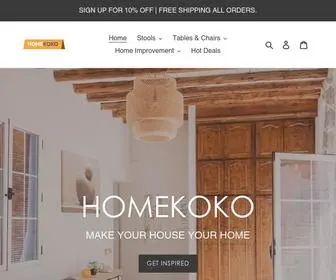 Homekoko.com(Home Store for Furniture) Screenshot