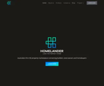 Homelander.com.au(Land the Perfect Home) Screenshot