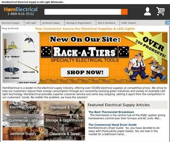 Homelectrical.com(HomElectrical Electrical Supply & LED Light Wholesaler) Screenshot