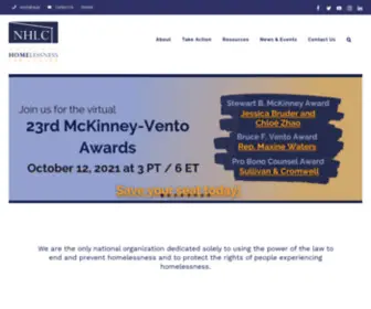Homelesslaw.org(National Homelessness Law Center) Screenshot