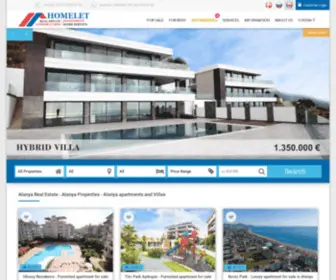 Homelet.com.tr(Alanya Real Estate) Screenshot