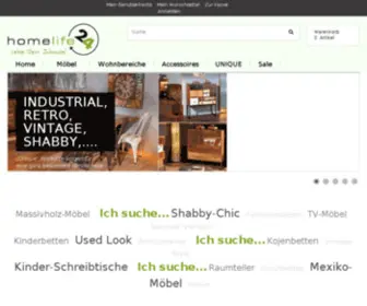 Homelife24.com(Versandhaus Möbel Outlet) Screenshot