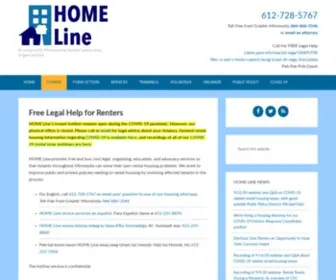 Homelinemn.org(HOME Line) Screenshot